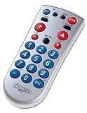Produkt-Bild: Vivanco 2in1 TV/DVB Universal-Fernbedienung (gro&szlig;e Tasten) silber