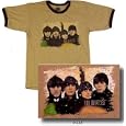 Beatles 'Beatles For Sale' Album Cover distressed brown ringer t-shirt