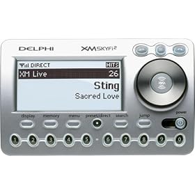 Delphi SA10101 SKYFi2 XM Satellite Radio Receiver and Remote Control