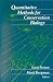 Book Quantitative Methods for Conservation Biology