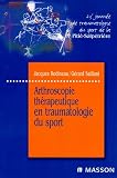 Arthroscopie th�rapeutique en traumatologie du sport : 23e journ�e de traumatologie du sport de la Piti�-Salp�tri�re
