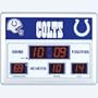 Indianapolis Colts NFL Scoreboard Clock & Thermometer (14"x19")