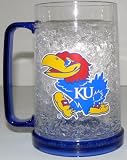NCAA Kansas Jayhawks 16-Ounce Crystal Freezer Mug