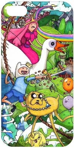 Adventure Time Cartoon Hard Back Cover Case for Apple Iphone 5 5s-p50211