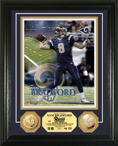 NFL St. Louis Rams 24KT Gold Coin Photo Mint