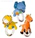 Brainy Baby Shake and Play Zoo Rattles