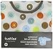 Kushies Waterproof Bib with Sleeves, White Circle, Infant