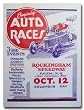 1926 Rockingham Speedway Racing Poster Print