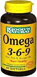 Good'n Natural Omega 3-6-9 Flax, Fish, Borage ( 60 Sg )