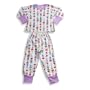 Baby Girl by MJ Collection - Girl Long Sleeve Thermal Underwear Set, Purple (Size 8)