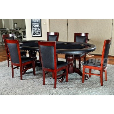 Rockwell 8 Piece Dining Color: Blue
