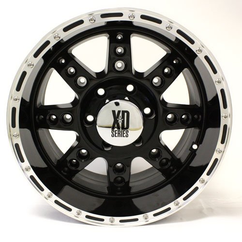 17 Inch Kmc Xd Series 766 Diesel Wheel Rim Black Chevy Xd766