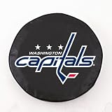 Washington Capitals NHL Tire Cover Black Size: D10 - 30.75 x 10 Inch