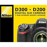 Buy 2 YEAR EXTENDED WARRANTY FOR D-200 and D-300 DIGITAL SLR CAMERAS by Nikon