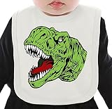 Angry Dinosaur ネクタイを有する有機ビブ Medium