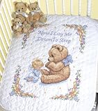 Sweet Prayer Cross Stitch Quilt Kit-34''x43''