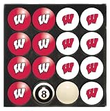 Wisconsin Badgers Billiard Balls - Full Set