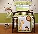 NoJo Little Bedding  Jungle Pals 4 Piece Crib Set