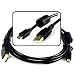 Gold-Series Universal 2.0 USB Digital Camera Interface Mini-B 5-Pin Transfer Cable with Ferrite Core