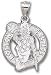 Boston Celtics Solid Sterling Silver Circle Logo 1'' Pendant