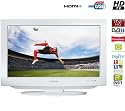 TOSHIBA 22DV734G - 22" DV Series LCD TV with built-in DVD player - widescreen - 720p - HDTV - white + LCD 5 Wall Bracket for LCD screens