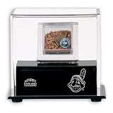 Cleveland Indians Game Used Infield Dirt W/Logo Display Case
