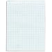 TOPS Quadrille Pads, 4 Squares per Inch, 8.5 x 11 Inches, Medium Weight, 50 Sheets per Pad, 12-Count, White, (3314)