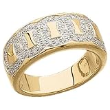 1/3Ct.T.W. Sparkling Round Brilliant Cut Diamonds, 14Kt. Yellow Gold. Diamond Fashion Ring