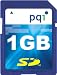 PQI QSDS-1G SDメモリカード スタンダード 1GB 永久保証