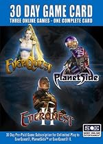 30 Day Game Time Card Game Card (Everquest II, Planetside, Everquest Game Card)