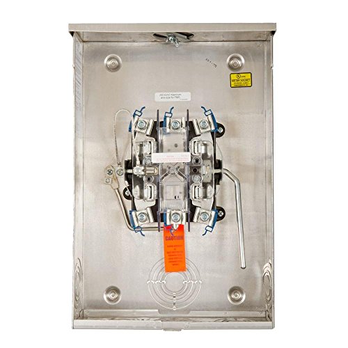 200 Amp 5 Jaw Ringless Lever Bypass OH/UG Fed Meter Socket with Latch