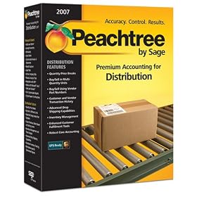 Peachtree By Sage Premium Accounting for Distribution 2007 5-User by SAGE - PEACHTREE