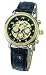 Charles Hubert Paris - XWA1764-Men's Premium Automatic Skeleton Dress Watch with Black Face-plate and Gold-tone Accents
