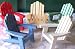 Adirondack Placecard Chair - White