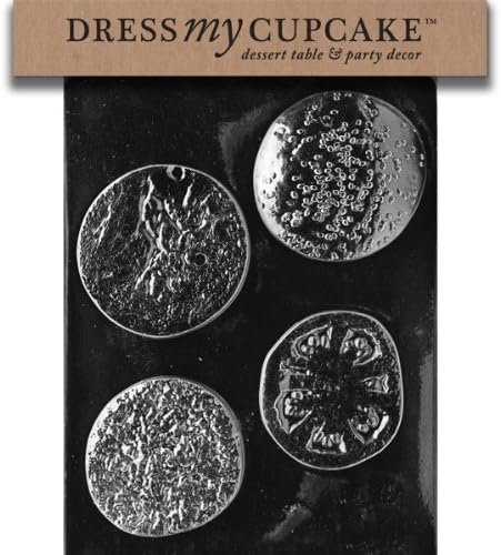 Dress My Cupcake DMCK085SET Chocolate Candy Mold, Hamburger, Set of 6