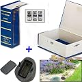 INDISCOUNT � Mini Coffre-fort Aspect Livre + Cailloux Cachette