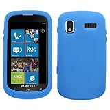 Lite Blue Gel Skin Case for Samsung Focus  AT&T
