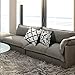 DOZZZ Clearance Sales Throw Pillow Cover Set of 2 Black and White Vintage Style Cotton Linen Square Throw Pillow Case Decorative Cushion Cover Cushion Case for Sofa,Bed,Chair WITHOUT PILLOW INSERT