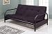 Modern Black Metal Futon Sofa/Couch Frame By Coaster Furniture