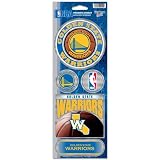 Golden State Warriors Official 10.5" x 4" Prismatic Decal Set