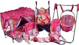 Review Lissi  / Lissi 20 piece Dolly care set and Doll (Puschair, Bed and swing)