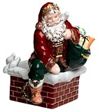 Waterford Holiday Heirlooms 6-1/2-Inch Down the Chimney Votive