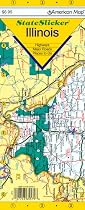 American Map State Slicker Illinois