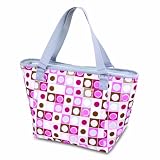 513BDz2%2BowL. SL160  Picnic Time Topanga Insulated Cooler Tote, Pink Geo