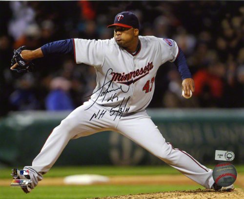 Francisco Liriano Autographed Photo | Details: Minnesota Twins, 8x10, NH 5-3-11 Inscription