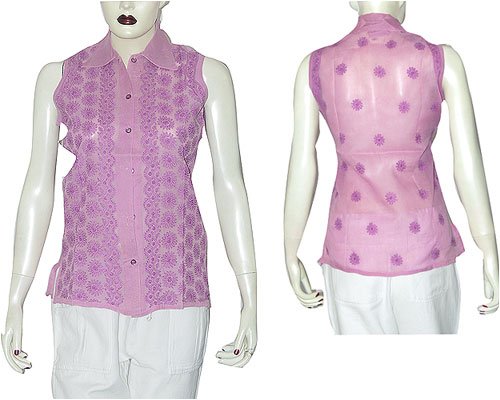 Click here for Womens Dress Shirt Cotton Sleeveless Top Blouse Ch... prices