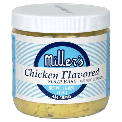 Miller's Chicken Flavored Base, 16-Ounce Packs (Pack of 6) by Miller's