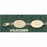 Georgia Bulldogs G 5/16 7.25 Bracelet - 14KT Gold Jewelry