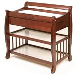 StorkCraft Lennox Changing Table with Drawer- Cherry