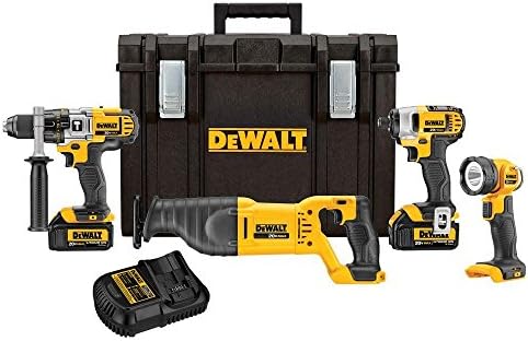 20-Volt MAX Lithium-Ion Cordless Combo Kit with Tough Case (4-Tool)